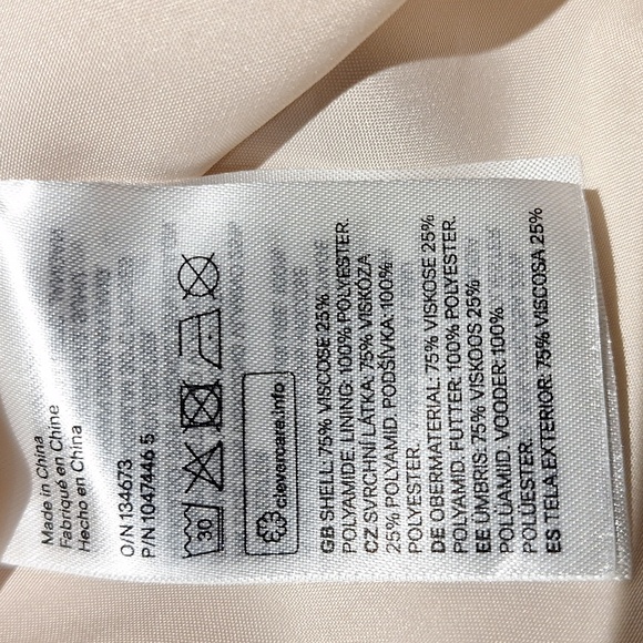 NWT H&M Double-Breadted Trench Coat - Picture 15 of 16